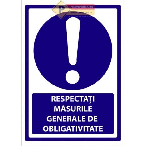 Indicator respectati masurile generale de obligativitate